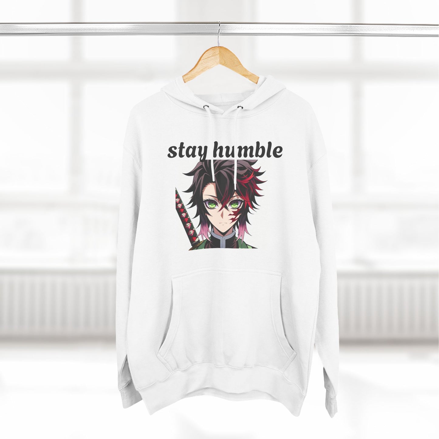 Three-Panel Fleece Hoodie